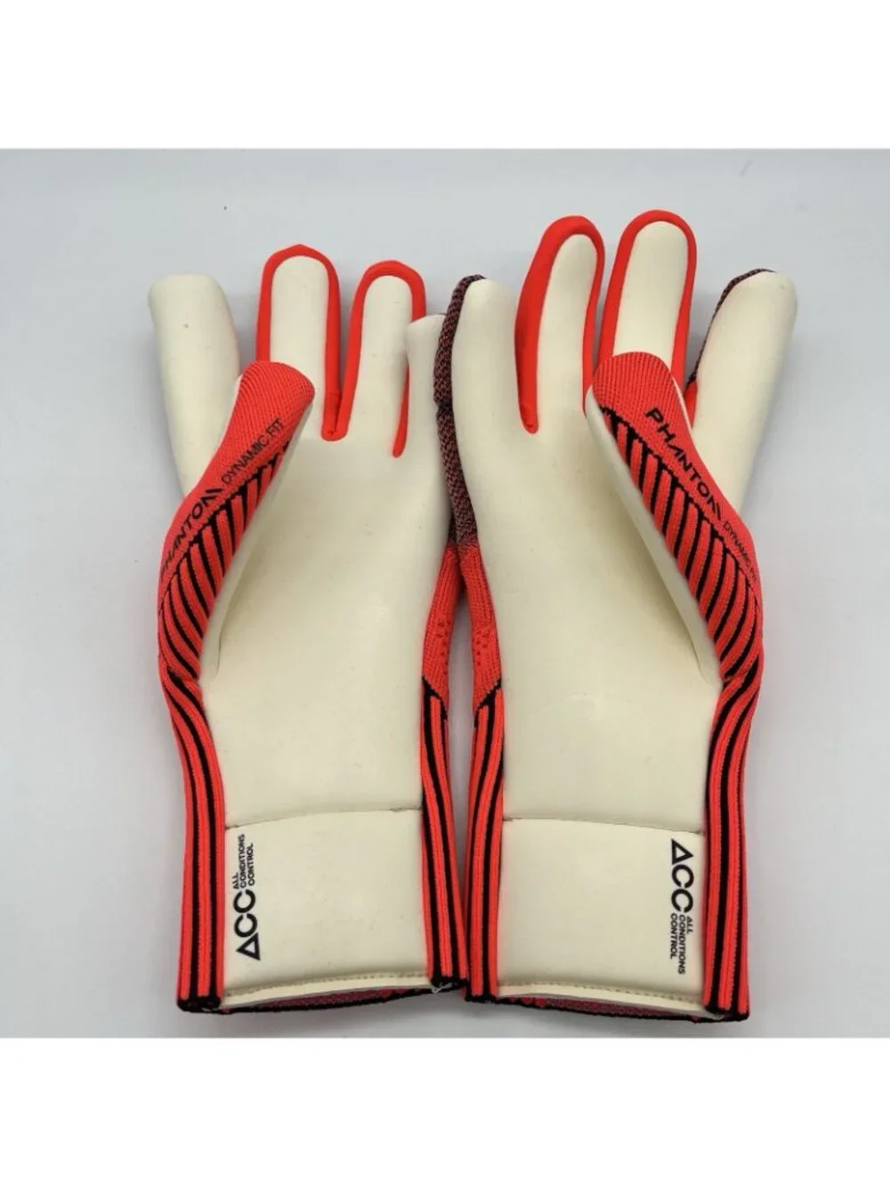 Nike Phantom Dynamic Fit Goalkeeper Soccer Gloves Red Size 12 IF8190-635